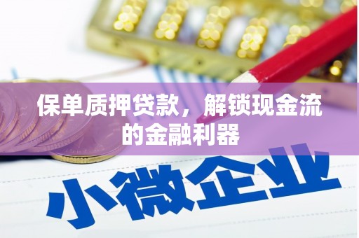 兴国保单质押贷款，解锁现金流的金融利器