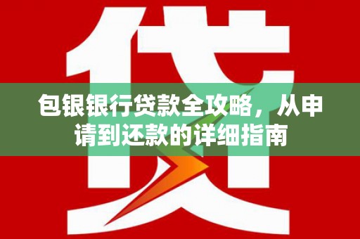 兴国包银银行贷款全攻略，从申请到还款的详细指南