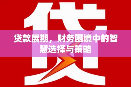 兴国贷款展期，财务困境中的智慧选择与策略