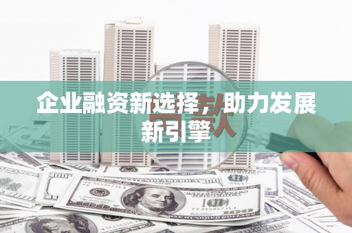兴国企业融资新选择，助力发展新引擎