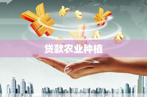 兴国贷款农业种植