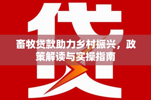 兴国畜牧贷款助力乡村振兴，政策解读与实操指南
