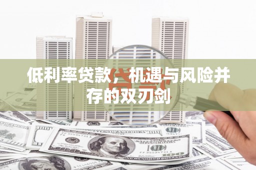 兴国低利率贷款，机遇与风险并存的双刃剑